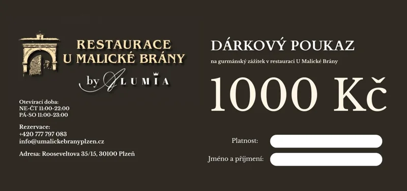 Dárkový poukaz 1000 Kč